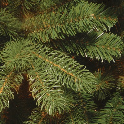 7.5' Green Newberry Spruce Artificial Christmas Tree with Stand