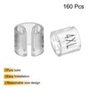 Unique Bargains Plastic Transparent Color Coding Clothes Hanger Markers 160 Pcs - 3 of 4