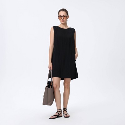 Женские платья A New Day Women's Relaxed Mini A-Line Dress - A New Day™ Black M — фото 5