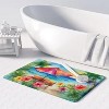 LunaLulinlk Hibiscus in Watercolor Memory Foam Kitchen Mat - 3 of 4