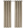 PAGED Set of 2 Micro Suede/Velvet Curtain Panel,Room Darkening,Window Curtain Panel with Grommet Top,Curtains for Living Room, Bedroom - 2 of 4