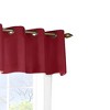 Commonwealth Home Fashions Thermalogic Weather Cotton Fabric - 40" x 15" Grommet Top Valance - 2 of 4