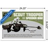 Trends International Star Wars: New Vintage - Speeder Bike Framed Wall Poster Prints - 3 of 4