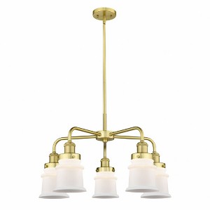 Canton - 5 Light Stem Hung Chandelier In Industrial Style-14.5 Inches Tall and 23.25 Inches Wide - 1 of 1