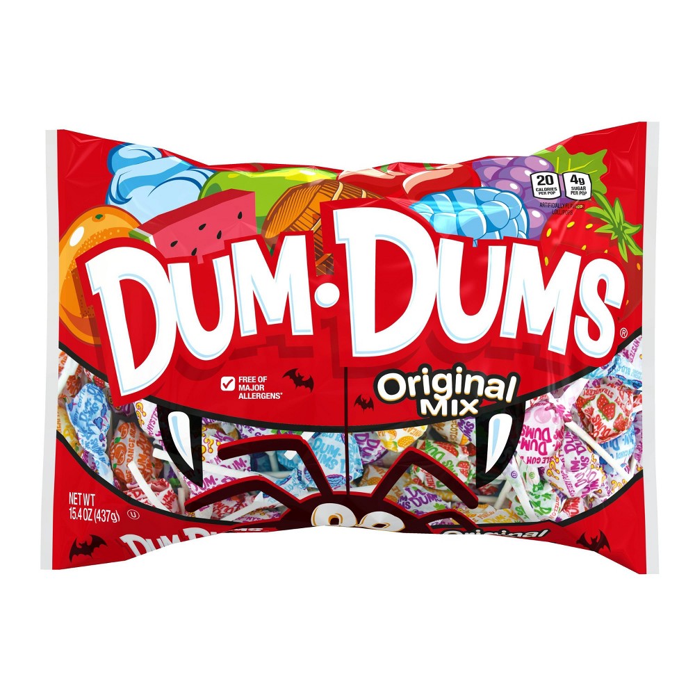 Dum Dums Halloween Original Mix Lollipops Bag - 15.4oz/90ct