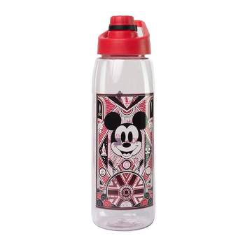 Silver Buffalo Disney 100 Captain Mickey Mouse Water Bottle With Timetable | Holds 28 Ounces