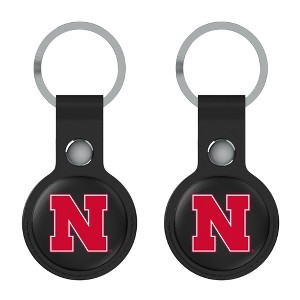 NCAA Big Ten Universities Insignia Black Airtag Holder 2-Pack - 1 of 4