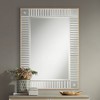 Noble Park Newsalle Rectangular Vanity Wall Mirror Vintage Mirrored Tile Beveled Antique Gold Wood Frame 28" Wide for Bathroom Bedroom Living Room - 2 of 4