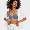 Women's Everyday Cotton Demi Lightly Lined T-shirt Bra - Auden™ Navy  Heather 36dd : Target