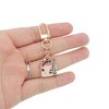 Unique Bargains Flower House Handbag Charms Keychains 1 Pc - 4 of 4