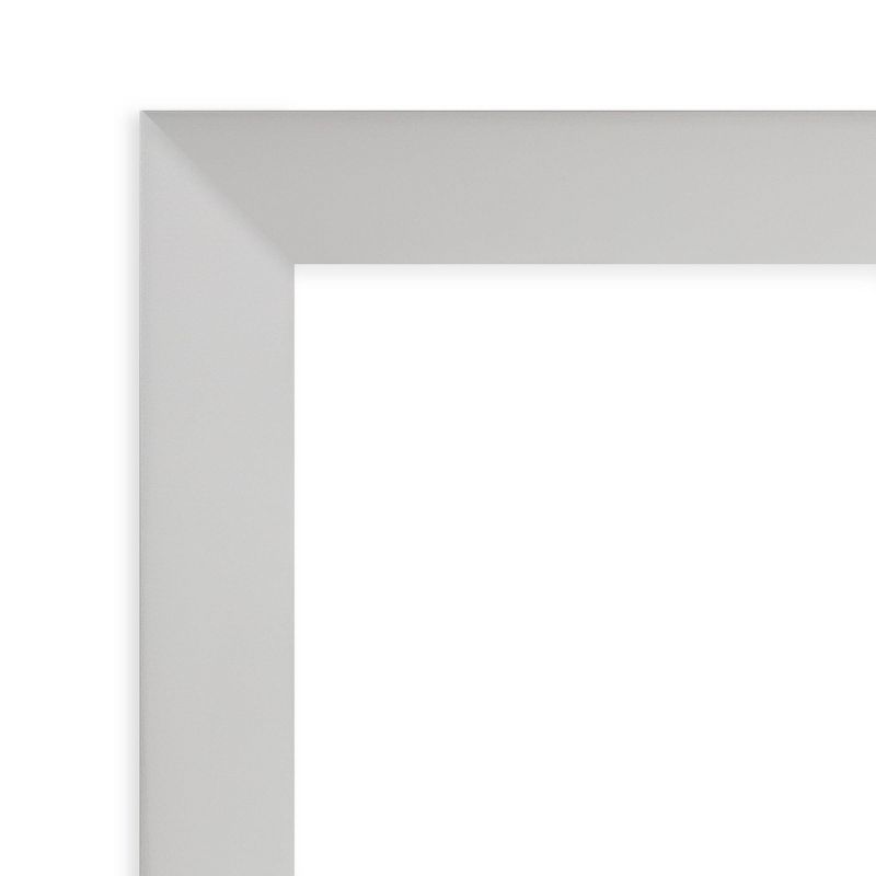 27&#34; x 63&#34; Non-Beveled Low Luster Silver Wood Full Length Floor Leaner Mirror - Amanti Art, 3 of 11