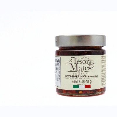 Tesori Del Matese Crunchy Hot Pepperoncino Sauce With Truffles