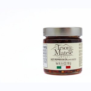 Tesori Del Matese Crunchy Hot Pepperoncino Sauce With Truffles - 1 of 4