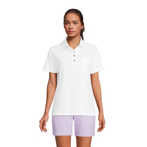 White polo outlet shirt womens target