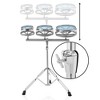 Gammon Percussion Roto Tom Drum Set - 6", 8", 10" Toms - Double Braced Stand & Tunable Heads - 3 of 4