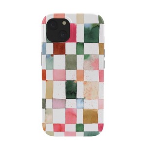 Ninola Design Watercolor checker Yuletide Tough iPhone Case - Society6 - 1 of 1