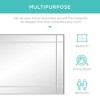 Best Choice Products 36x24in Rectangular Bedroom Bathroom Entryway Decorative Frameless Wall Mirror - 3 of 4