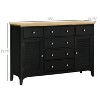 LunaLulinlk Kitchen Cabinet Coffee Bar Cabinet - 4 of 4