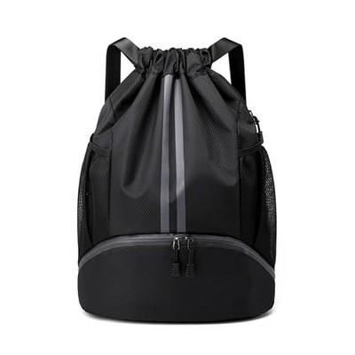 Generic Sports Drawstring Backpack - Water Resistant String Bag