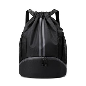 Generic Sports Drawstring Backpack - Water Resistant String Bag - 1 of 4
