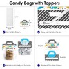 Big Dot of Happiness Teacher Retirement - DIY Happy Retirement Party Clear Goodie Favor Bag Labels - Candy Bags with Toppers - Set of 24 - 3 of 4
