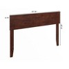 AFI Furnishings Orlando Full Headboard with Turbo Charger in Walnut - 3 of 4