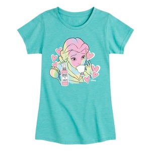Girls' - Disney - So It's Time To Be Beautiful Fitted Short Sleeve Graphic T-Shirt - 1 of 4