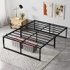 Twin Size Bed Frame, Metal Twin Bed Platform Frame 14 Inch with 3 in 1 Steel Support, No Box Spring Needed Easy to Assemble Black Sturdy Bedframe - 3 of 4