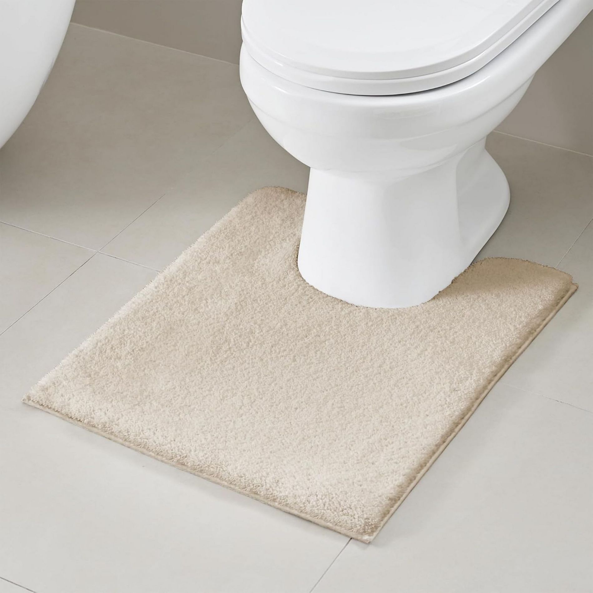 SEVOBAL Bathroom Rugs Bath Mat Rug Home Decor Carpet Shower Mat Non-Skid for Toilet Side Floor Shower Room Bathroom, Beige, 24"*20"*0.75"