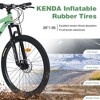 Okak 26IN Adult Bike with 24 Speed and Suspension Fork, Mountain Bike with KENDA Tires and Disk Brake, Fat Tire Bike for Men and Women - 2 of 4