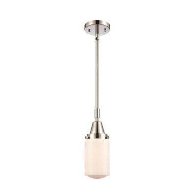 Dover - 1 Light Stem Hung Mini Pendant In Traditional Style-11.38 Inches Tall and 4.5 Inches Wide