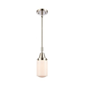 Dover - 1 Light Stem Hung Mini Pendant In Traditional Style-11.38 Inches Tall and 4.5 Inches Wide - 1 of 1