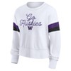 NCAA Washington Huskies Women's White Terry Crew Neck Sweatshirt - 2 of 3