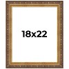 PosterPalooza | Museum Gold Picture Frame - UV Acrylic, Foam Board Backing, Hanging Hardware - 2 of 4