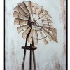 Framed Windmill Canvas Wall Art – 28"H Rustic Farmhouse Print on Polyester Canvas by Melrose - 3 of 3