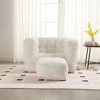 LIVAREEmlen Single chair comfortable seat, the seat is soft and comfortable, suitable for small living room space single sofa - 3 of 4