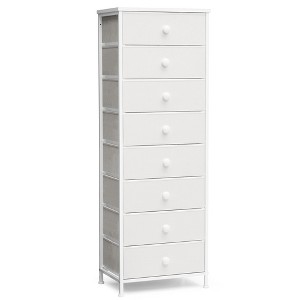 Crestlive Products 8 Drawers Vertical Dresser dressers for bedroom Storage Tower with Sturdy Steel Frame Wood Top Easy Pull Fabric Bins Handles - 1 of 4