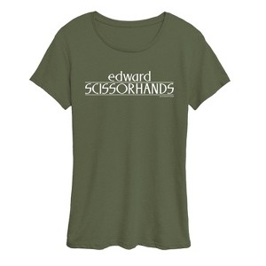 Women's - Edward Scissorhands - Edward Scissorhands Logo Short Sleeve Graphic T-Shirt - 1 of 3
