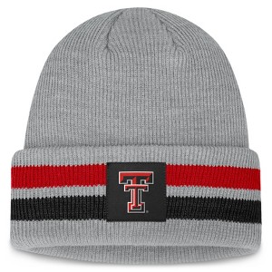 NCAA Texas Tech Red Raiders Knit Cuffed Ridge Beanie: Lightweight Acrylic, Tagless Design - 1 of 4