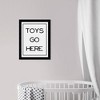 15" x 21" Toys Go Here Symbols and Objects Framed Art Print - Wynwood Studio: Modern Entertainment Decor - 4 of 4