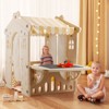 Topteng Kid Outdoor Playhouse with Light Strip and Building Blocks - 2 of 4