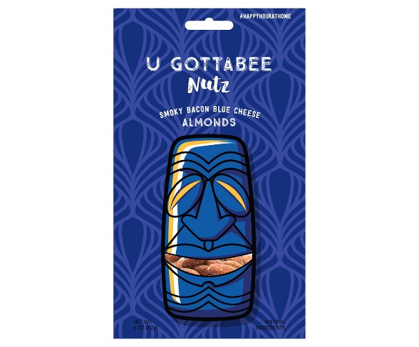 U Gottabee Nutz Smokey Bacon & Blue Cheese Almonds - 4oz