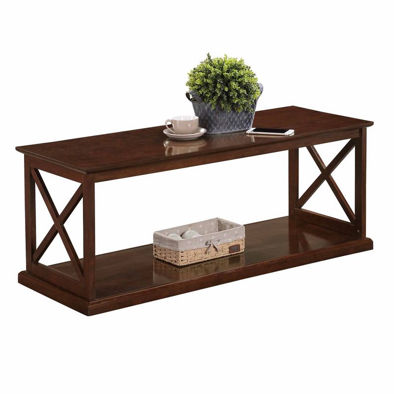 Coventry Coffee Table with Shelf Espresso - Breighton Home, 3 of 7