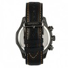 Breed Lacroix Chronograph Leather-Band Watch - Gunmetal/Orange - 2 of 3