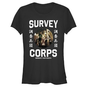 Juniors Attack on Titan Survey Corps Scene T Shirt - 1 of 4