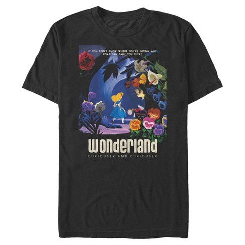Men's Alice In Wonderland Any Road Will Take You There The White Rabbit ...