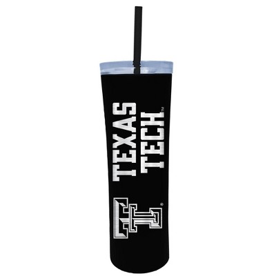 NCAA Texas Tech Red Raiders 18oz Skinny Tumbler with Straw