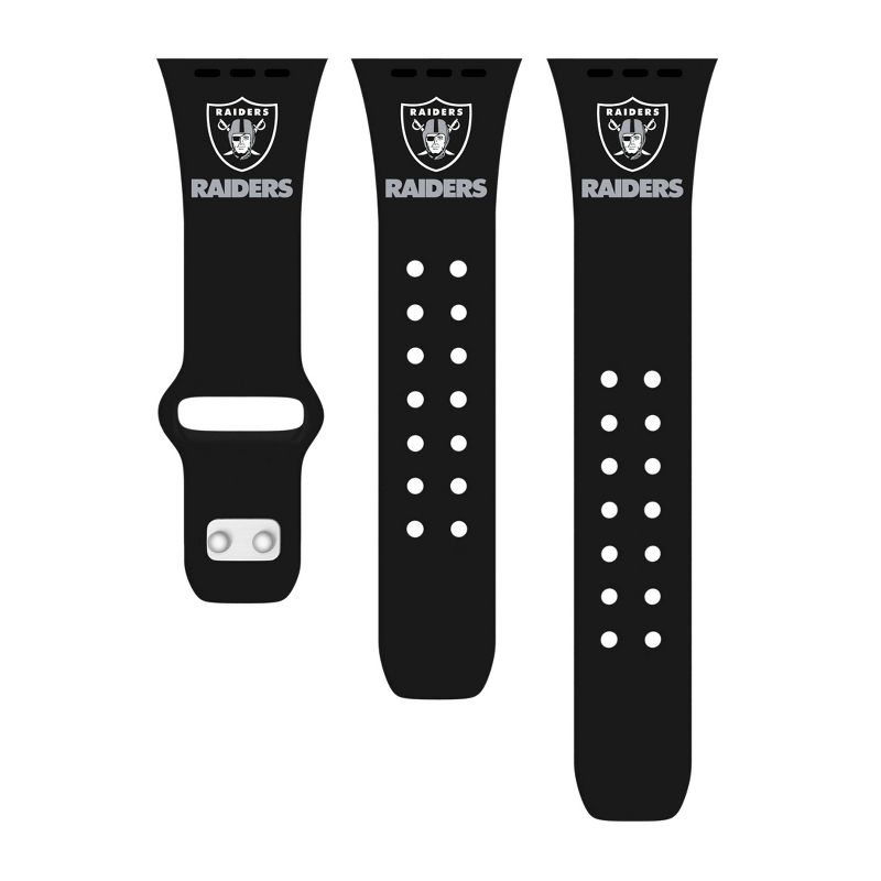 NFL Las Vegas Raiders Wordmark Apple Watch Band  
, 2 of 4