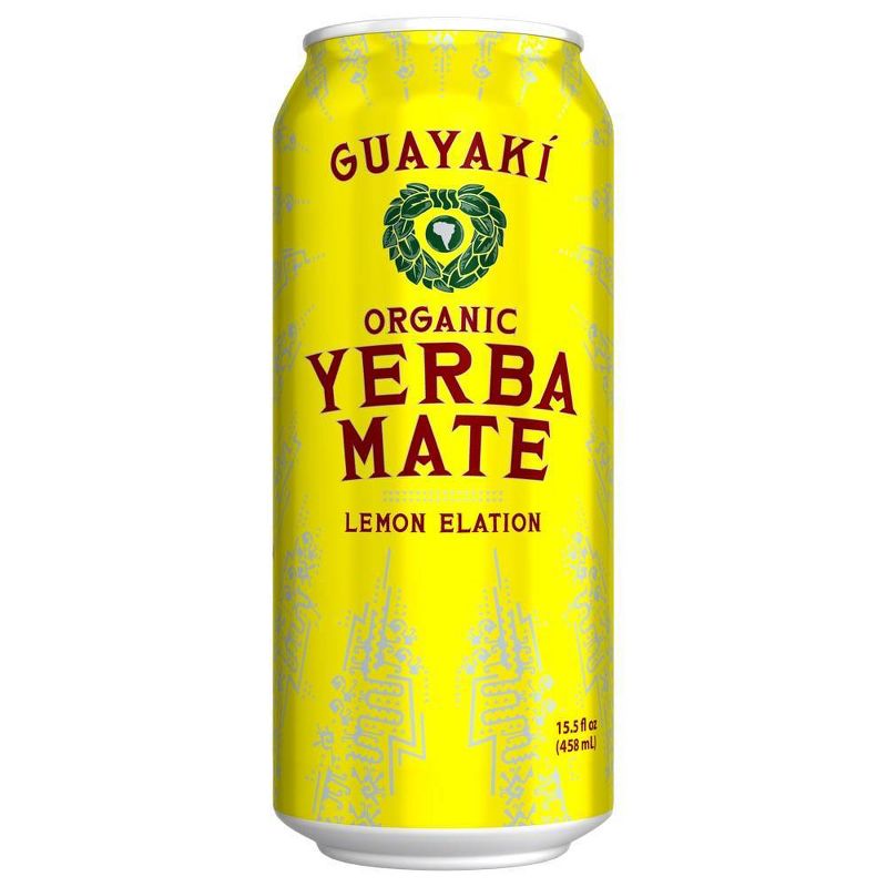 Guayaki Yerba Mate Lemon Elation - 15.5 fl oz Can, 1 of 4