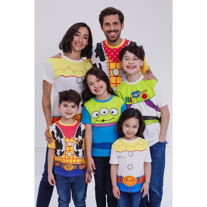 Disney Pixar Toy Story Woody Buzz Lightyear Alien Matching Family Cosplay T-Shirt Toddler, 5 of 8